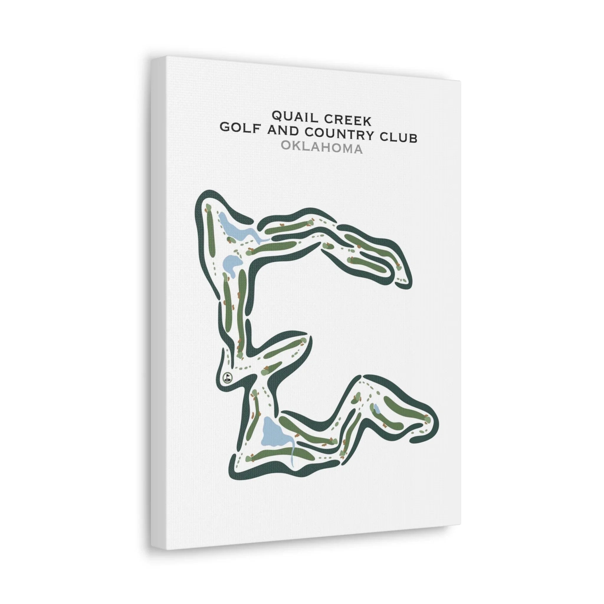 Quail Creek Golf & Country Club, Oklahoma - Printed Golf Courses