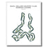 Quail Hollow Country Club - Morrish Course, Ohio - Printed Golf Courses