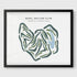 Quail Hollow Golf Club, North Carolina - Printed Golf Courses