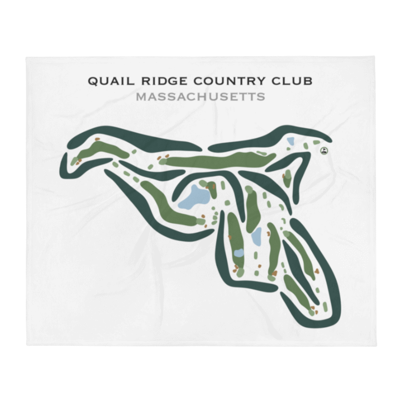 Quail Ridge Country Club, Massachusetts - Printed Golf Courses