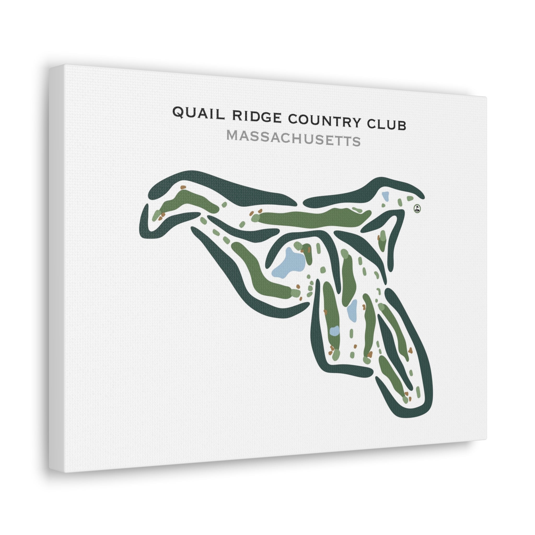 Quail Ridge Country Club, Massachusetts - Printed Golf Courses