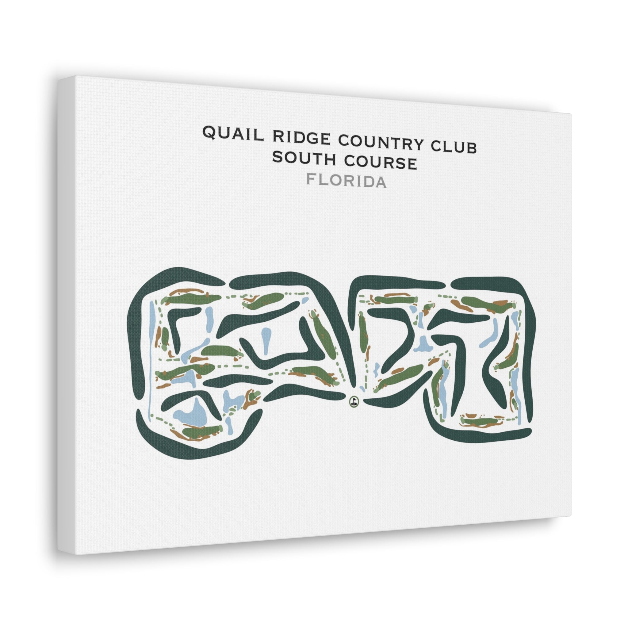Quail Ridge Country Club - South Course, Florida - Printed Golf Courses