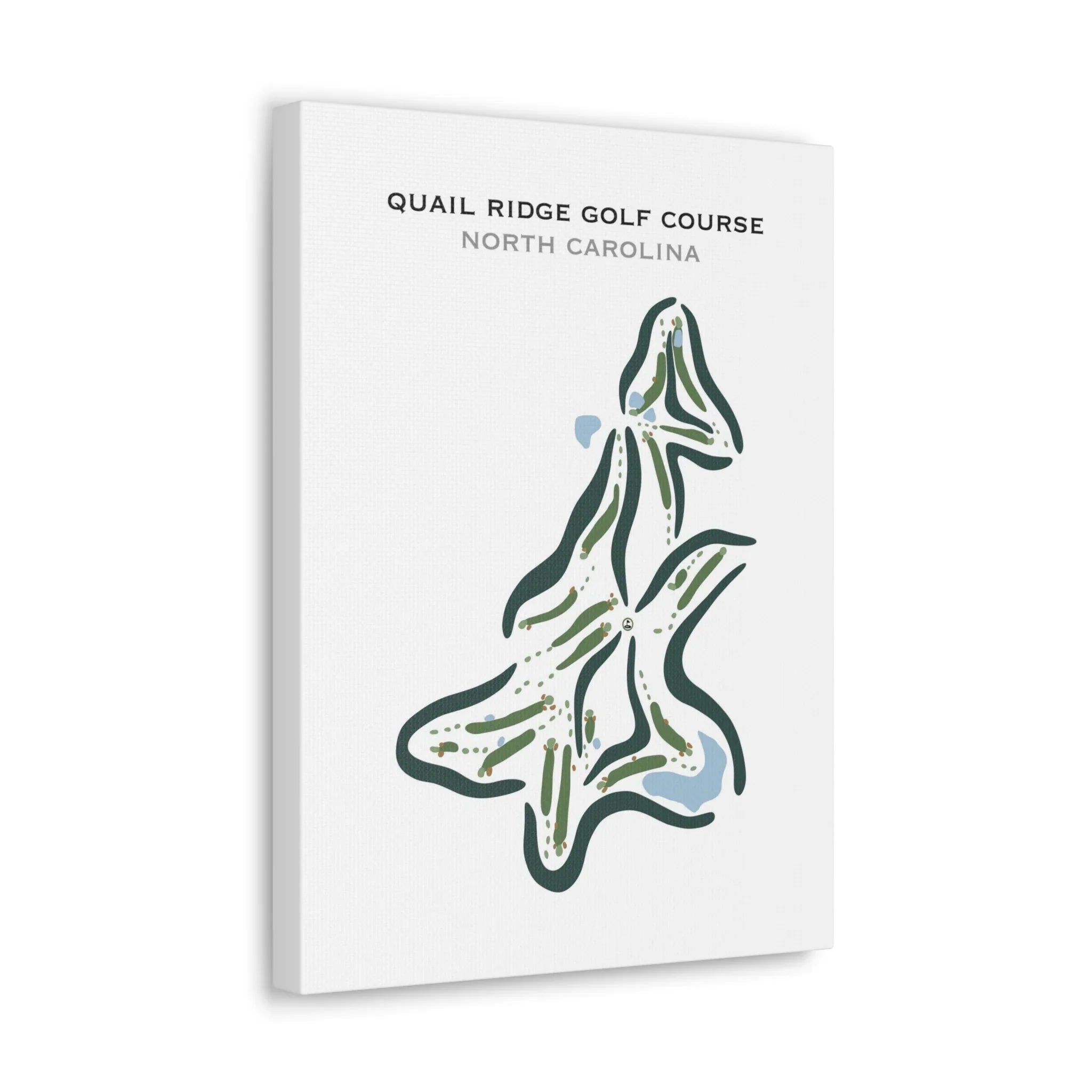 Quail Ridge Golf Course, North Carolina - Printed Golf Courses