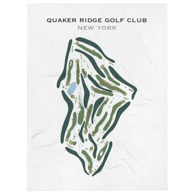 Quaker Ridge Golf Club, New York - Printed Golf Course