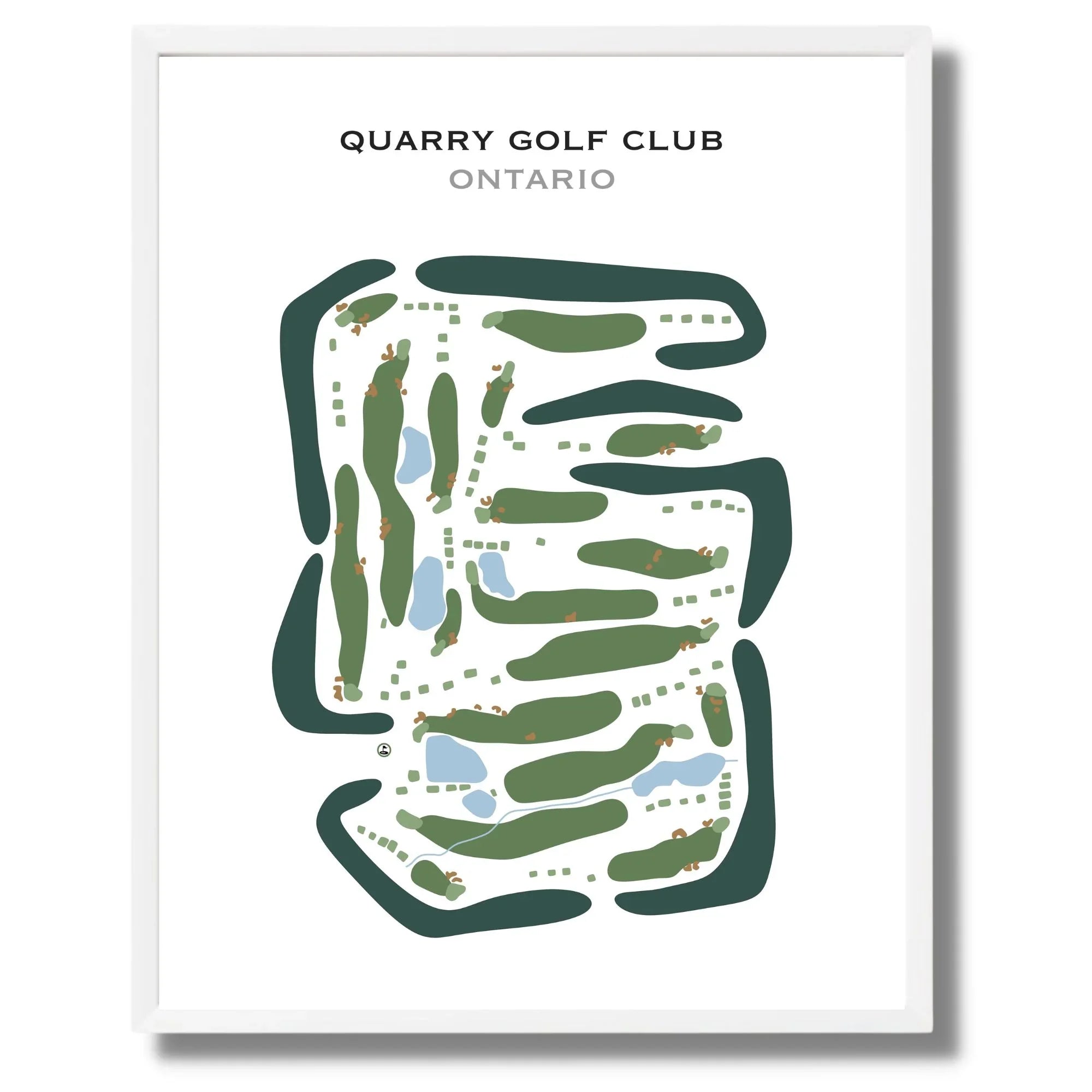 Quarry Golf Club, Ontario, Canada - Printed Golf Courses