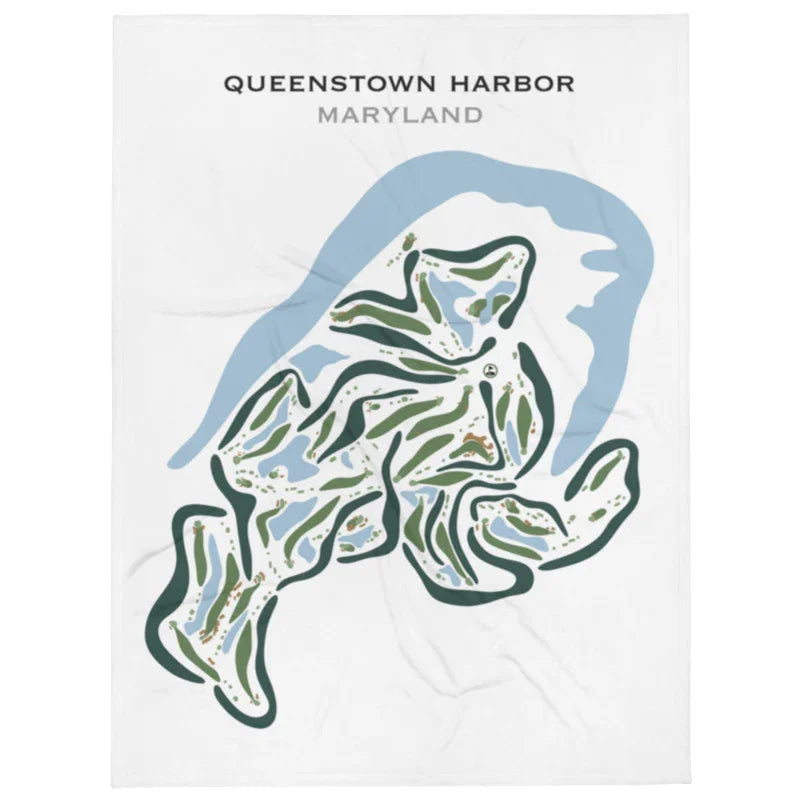 Queenstown Harbor Golf, Maryland - Printed Golf Courses
