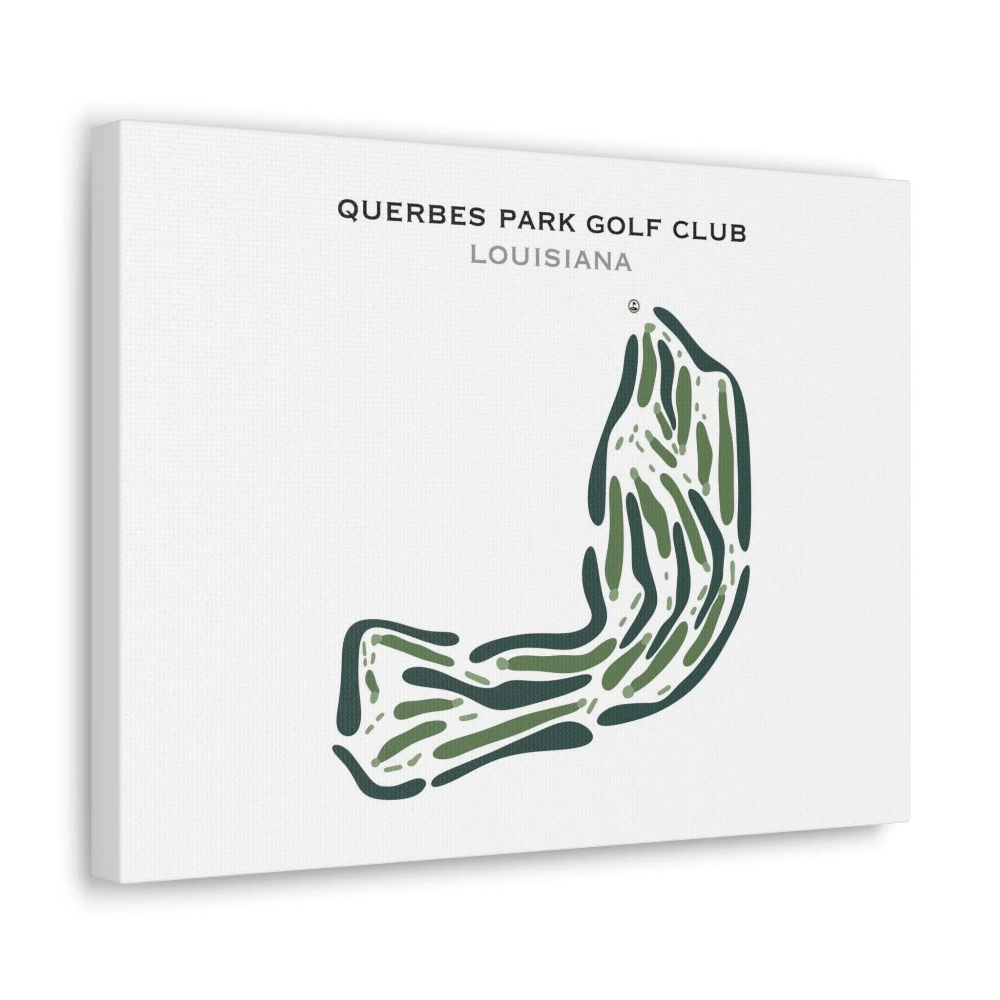 Querbes Park Golf Club, Louisiana - Printed Golf Course