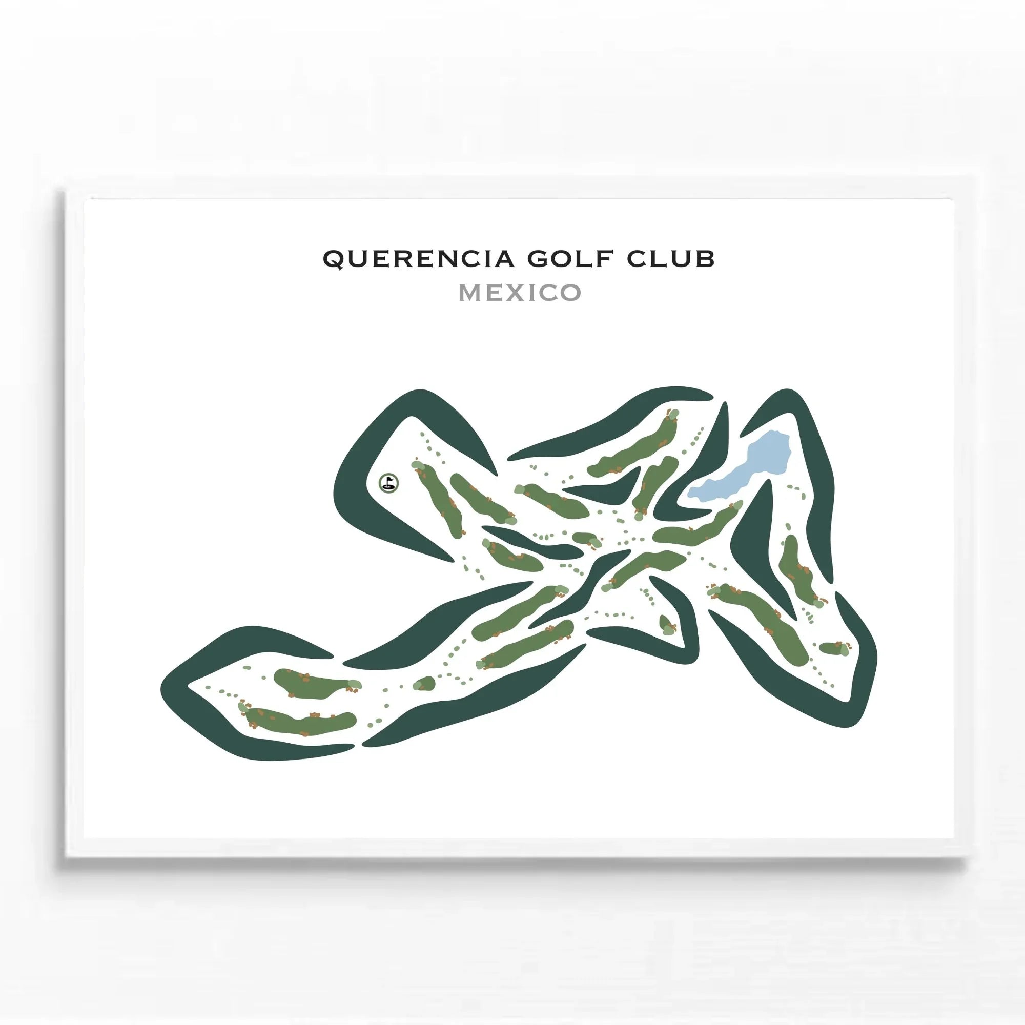 Querencia Golf Club, Mexico - Printed Golf Courses