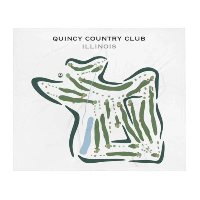 Quincy Country Club, Illinois - Printed Golf Courses