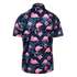 Midnight Flamingos Mens Golf Polo Shirt by ReadyGOLF