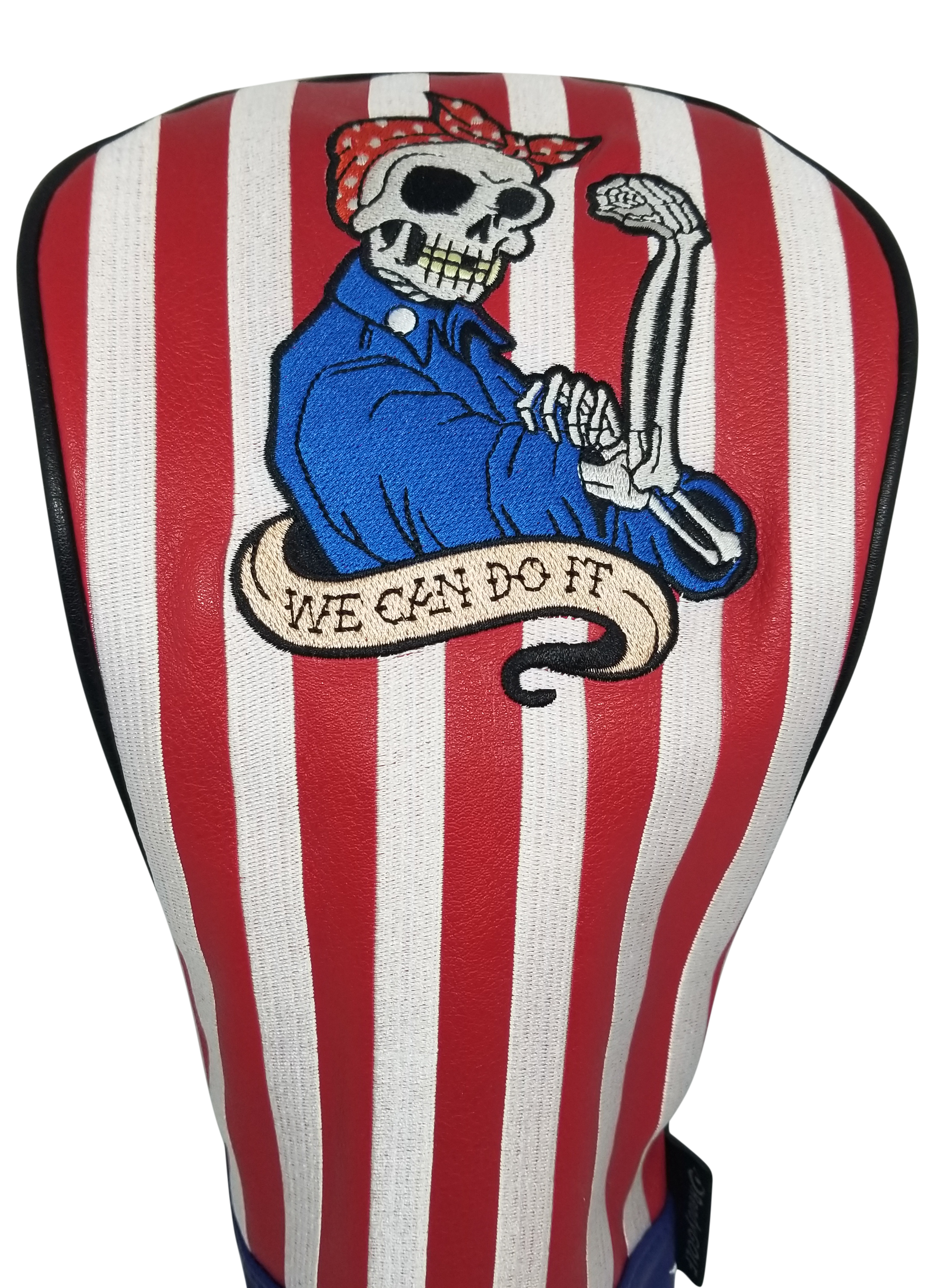 Rosie the Riveter Embroidered Driver Headcover by ReadyGOLF