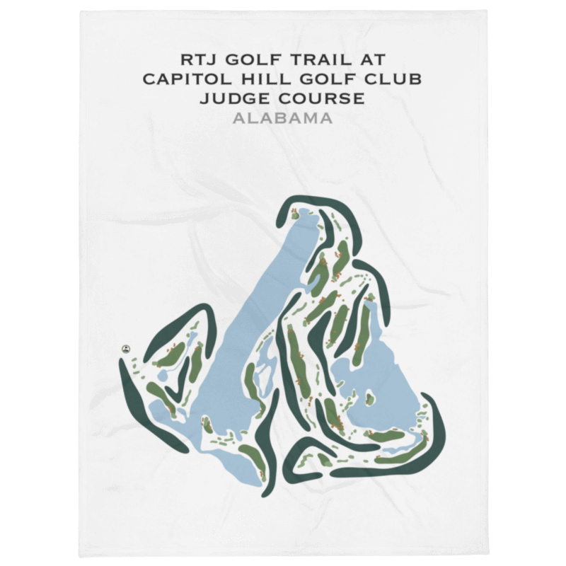 RTJ Golf Trail at Capitol Hill - The Judge Course, Alabama - Printed Golf Courses