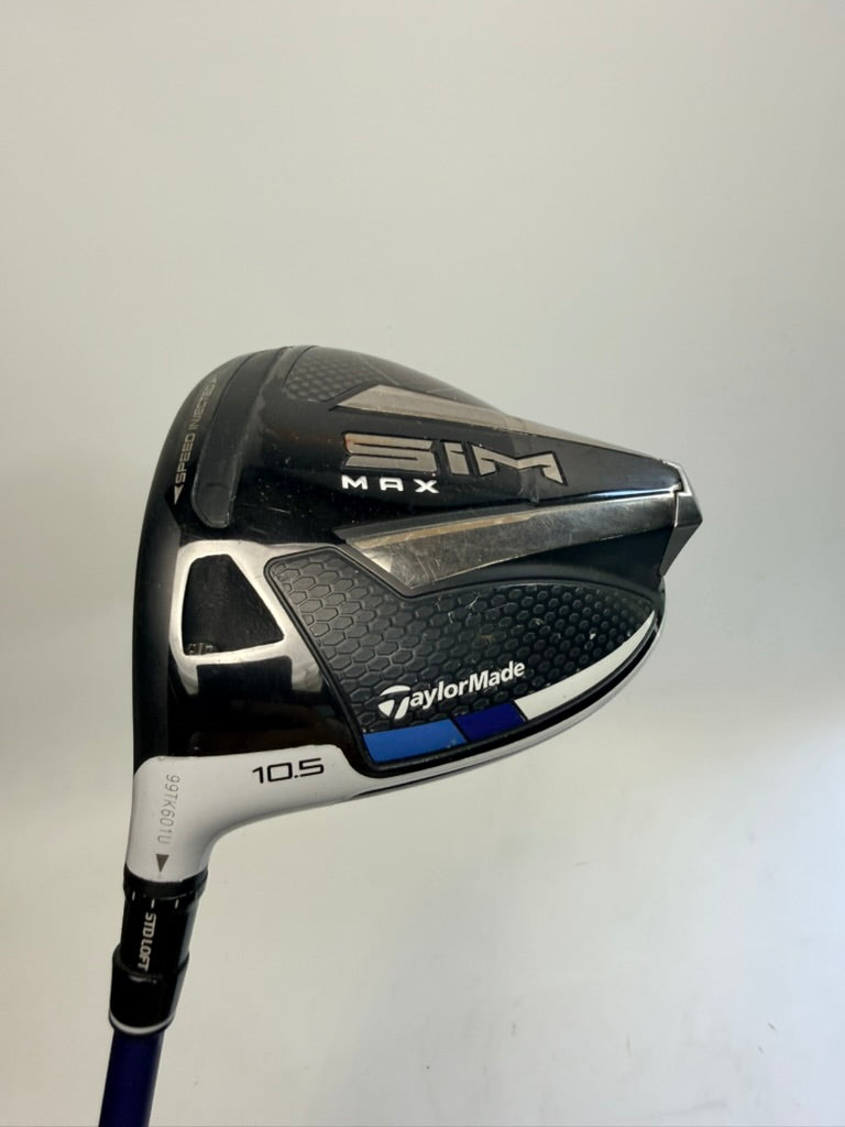 TaylorMade SIM Max Driver 10.5° Diamana 62 x5ct Stiff LH Used