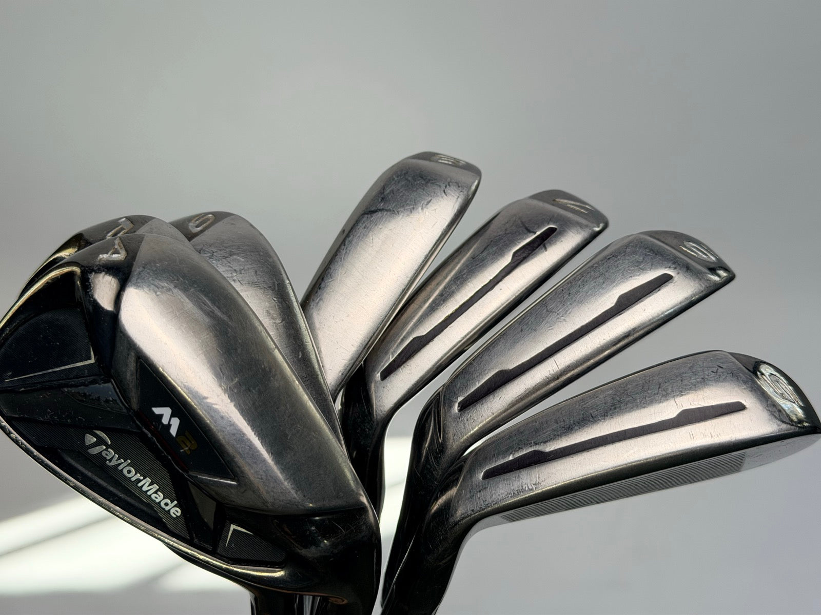 TaylorMade M2 Iron Set 4-PW RH REAX 88 Stiff Winn Midsize