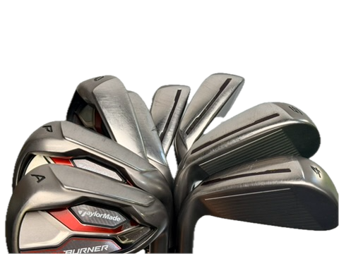 TaylorMade AeroBurner Irons 4-PW AW RH REAX 88 Steel Stiff