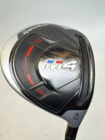 TaylorMade M4 3 Wood 15° RH Fujikura ATMOS Red 5 A-Flex Senior