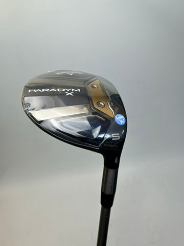 Callaway Paradym X 5 Wood 18° RH Aldila Ascent 40 Ladies New Headcover