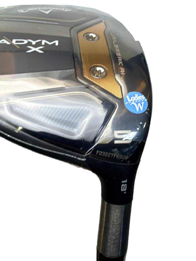 Callaway Paradym X 5 Wood 18° RH Aldila Ascent 40 Ladies New Headcover