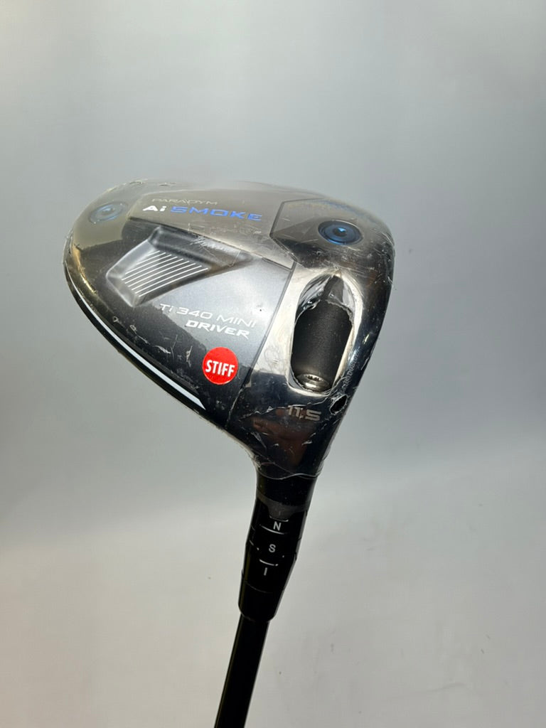 Callaway Paradym Ai Smoke Ti 340 Mini Driver 11.5° RH Denali Black 60 Stiff New