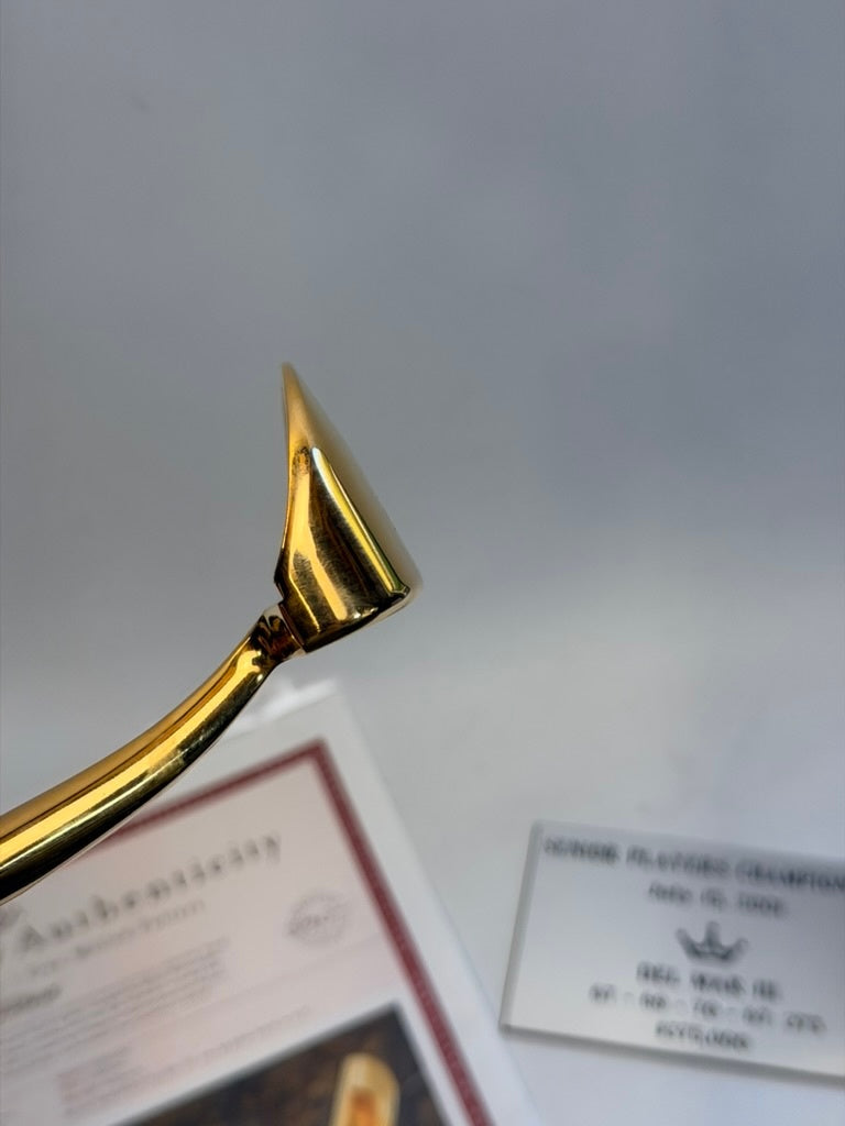Scotty Cameron Gold Del Mar III 2001 Senior Players Victory Putter COA Plaque