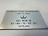 Scotty Cameron Gold Del Mar III 2001 Senior Players Victory Putter COA Plaque