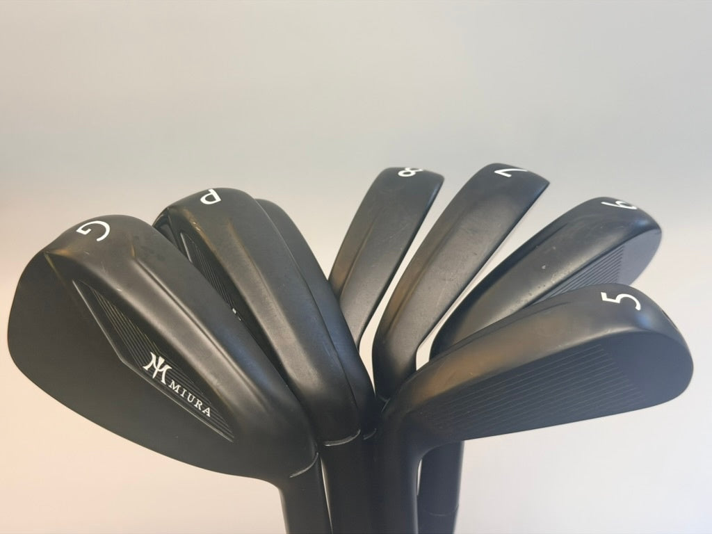 Miura IC-602 Black 5-GW Iron Set RH Fujikura AXIOM 105 S Stiff Midsize