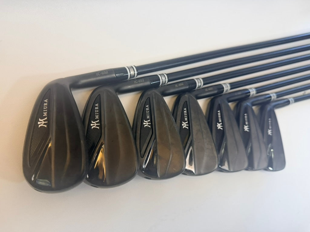 Miura IC-602 Black 5-GW Iron Set RH Fujikura AXIOM 105 S Stiff Midsize