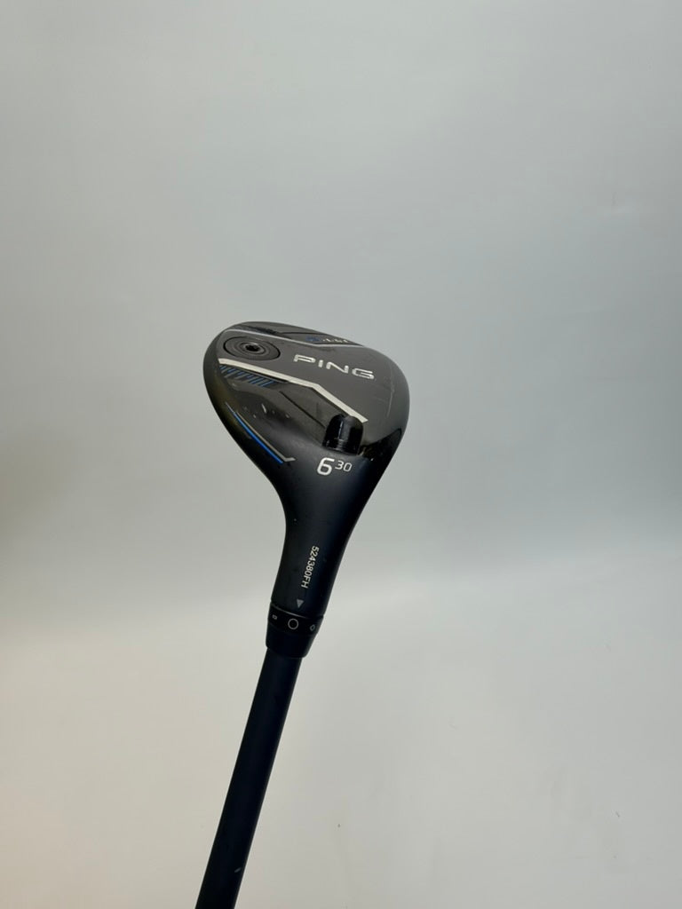 PING G440 6 Hybrid 30° RH ALTA CB Blue 70g Regular Tan Grip