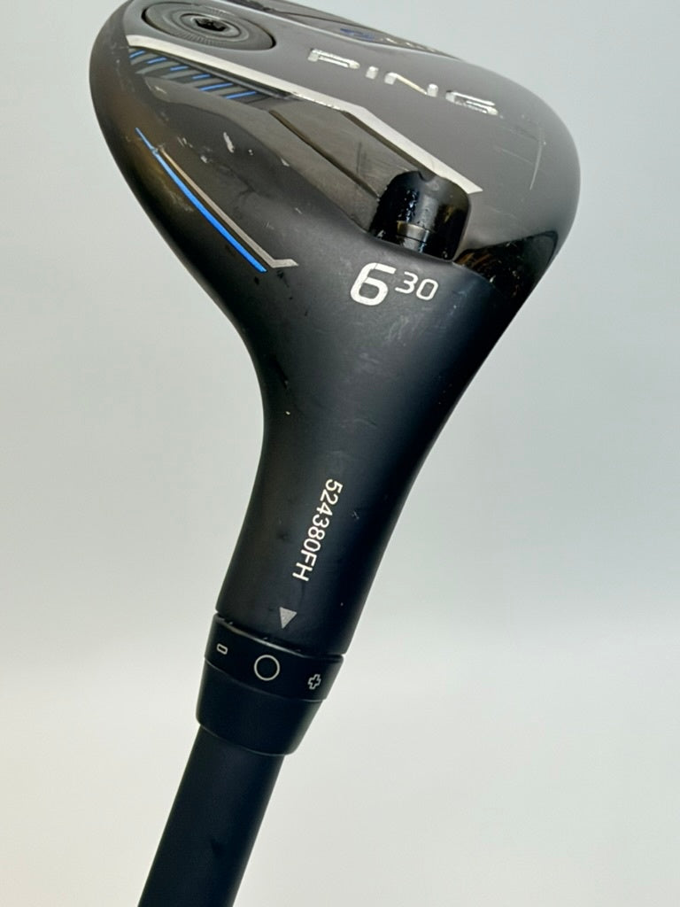 PING G440 6 Hybrid 30° RH ALTA CB Blue 70g Regular Tan Grip