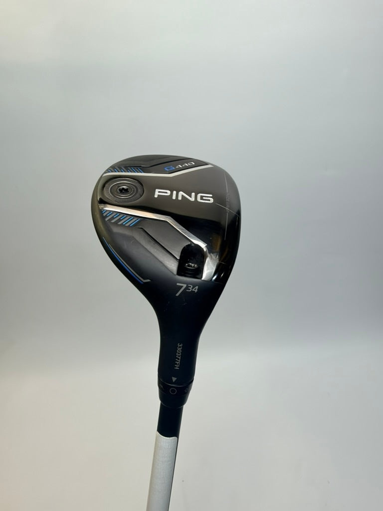 PING G440 7 Hybrid 34° RH ALTA CB Blue 70g Senior Winn Grip
