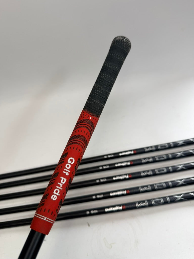 Miura KM-700 Red Stamp 5-PW Axiom 105 S VeloCore Stiff Iron Set RH