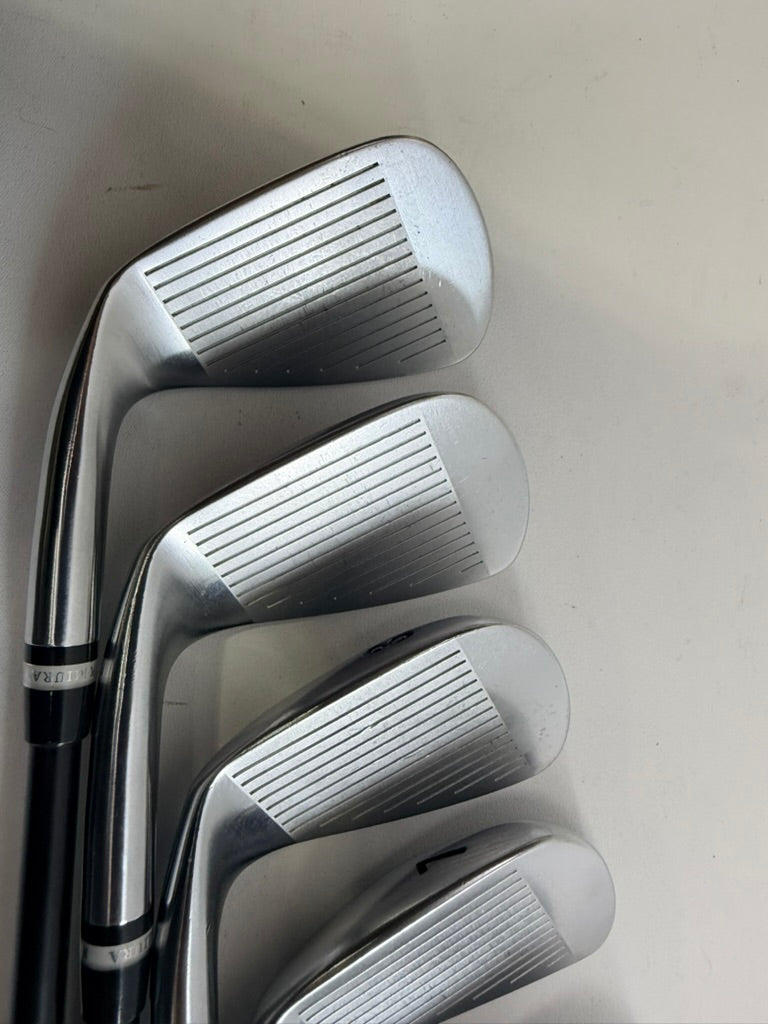 Miura KM-700 Red Stamp 5-PW Axiom 105 S VeloCore Stiff Iron Set RH