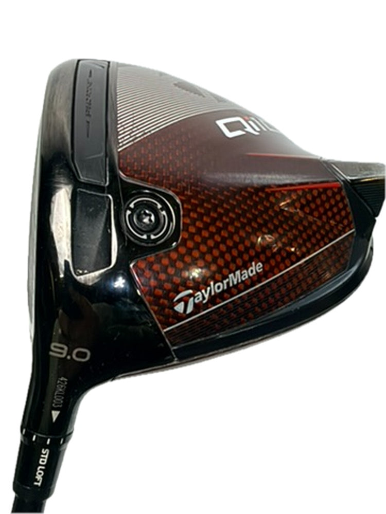 TaylorMade Qi10 Driver 9° LH HZRDUS Smoke Red Stiff 42.5 in