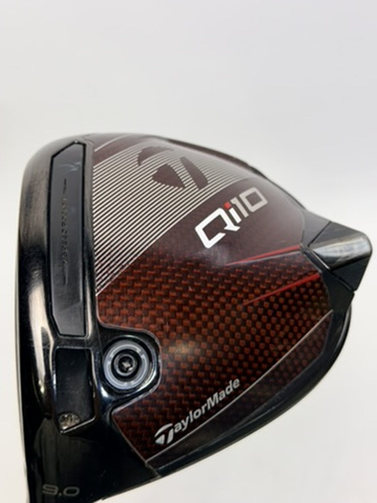 TaylorMade Qi10 Driver 9° LH HZRDUS Smoke Red Stiff 42.5 in