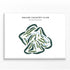 Racine Country Club, Wisconsin - Printed Golf Courses