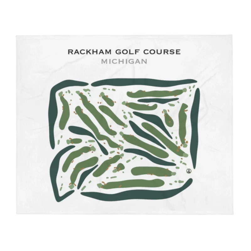 Rackham Golf Course, Michigan - Printed Golf Courses