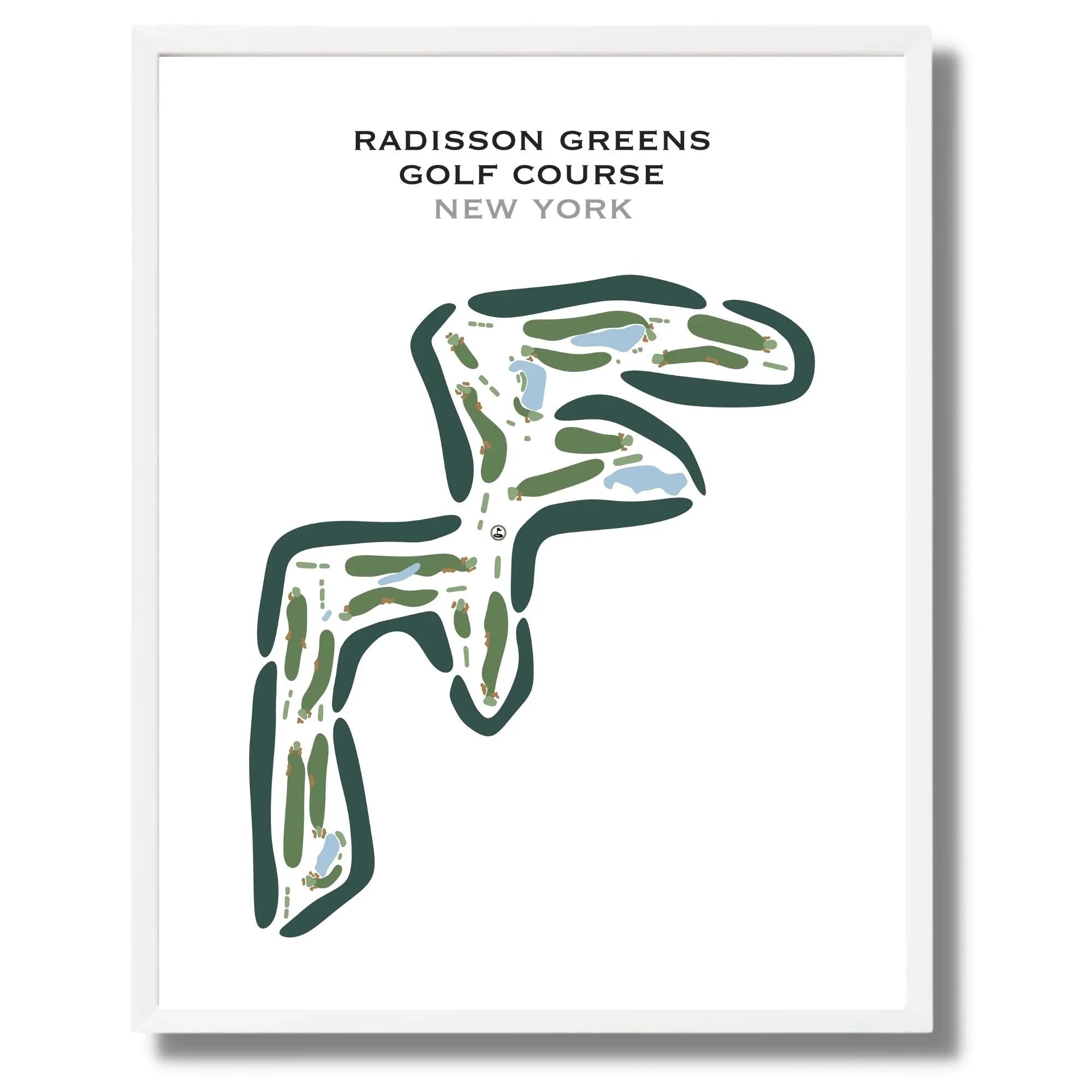 Radisson Greens Golf Course, New York - Printed Golf Courses