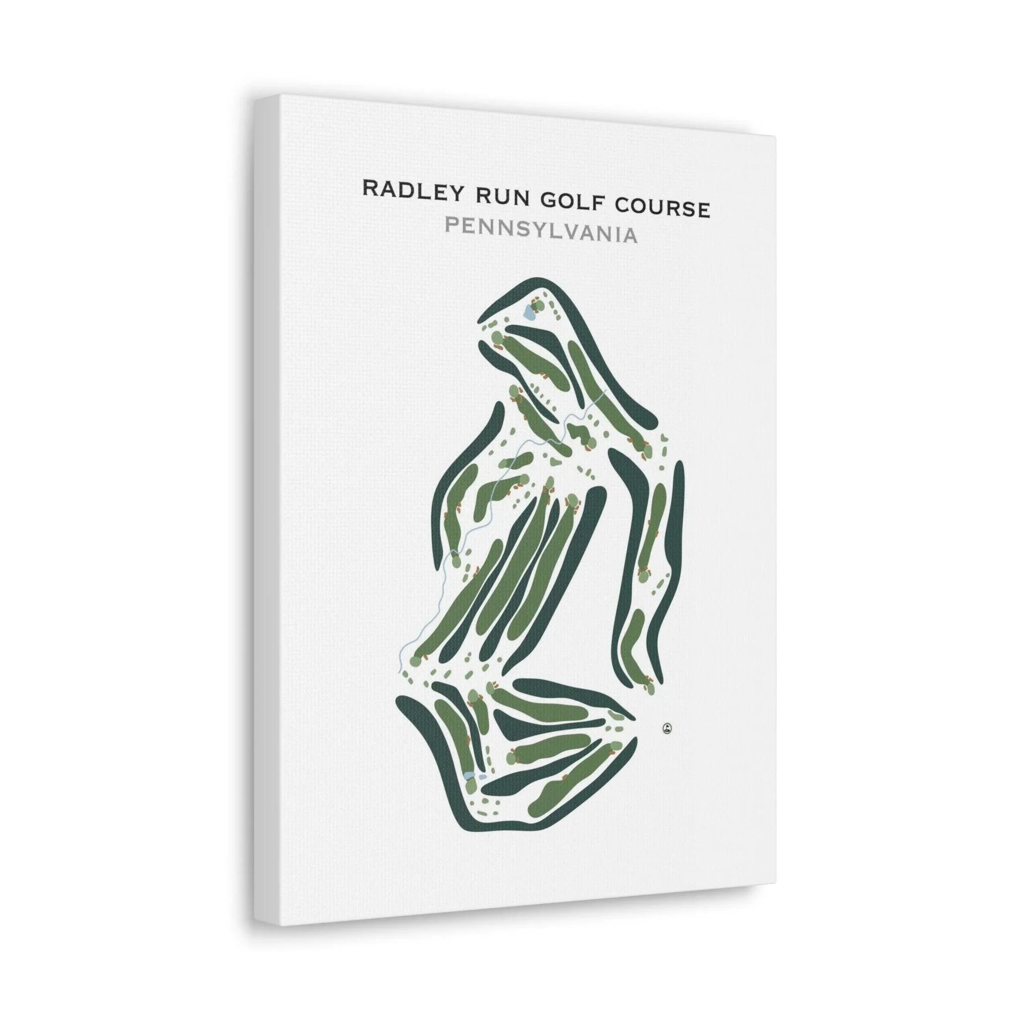 Radley Run Golf Course, Pennsylvania - Printed Golf Course