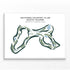 Raintree Country Club, South Course, North Carolina - Printed Golf Course