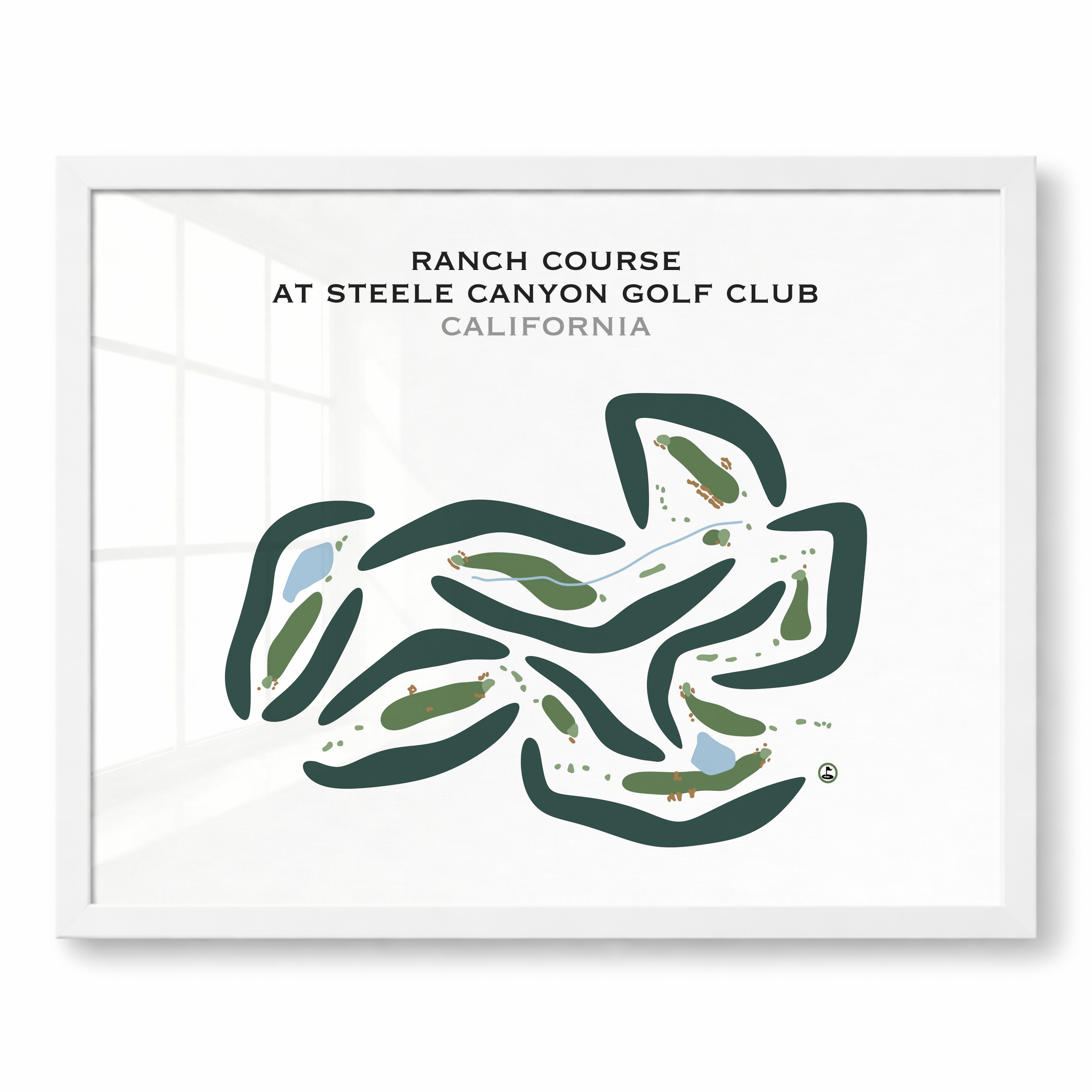 Ranch Course at Steele Canyon Golf Club, California - Printed Golf Courses