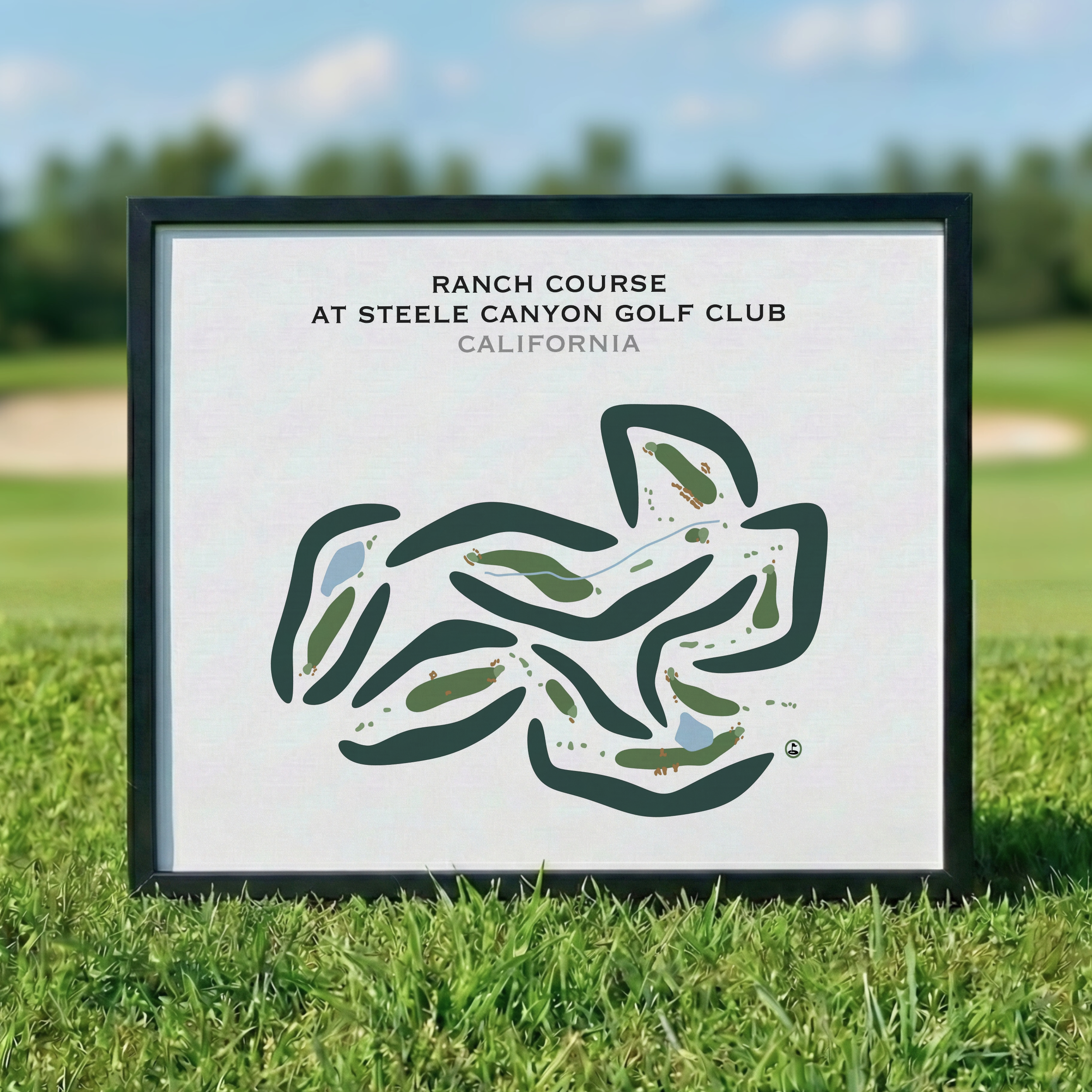 Ranch Course at Steele Canyon Golf Club, California - Printed Golf Courses