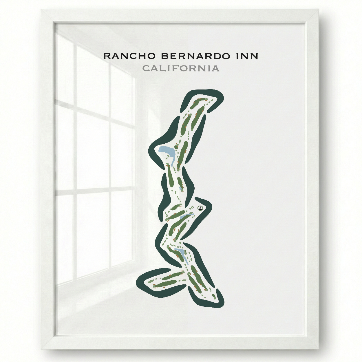 Rancho Bernardo Inn, California - Printed Golf Course
