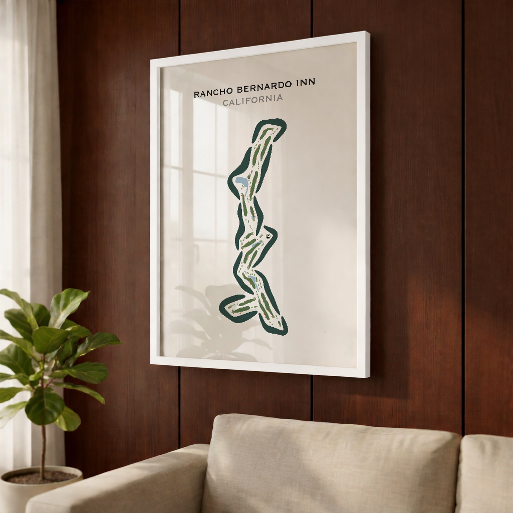 Rancho Bernardo Inn, California - Printed Golf Course