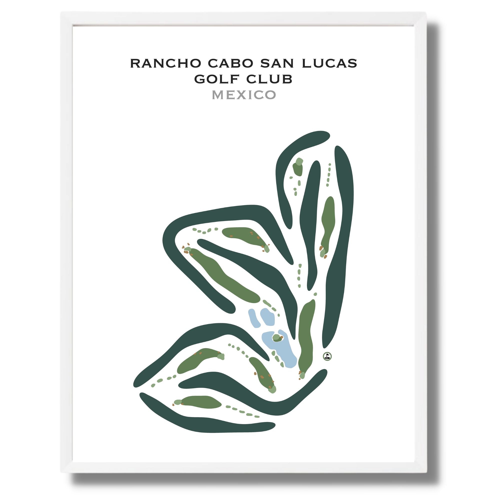 Rancho Cabo San Lucas Golf Club, Mexico - Printed Golf Courses
