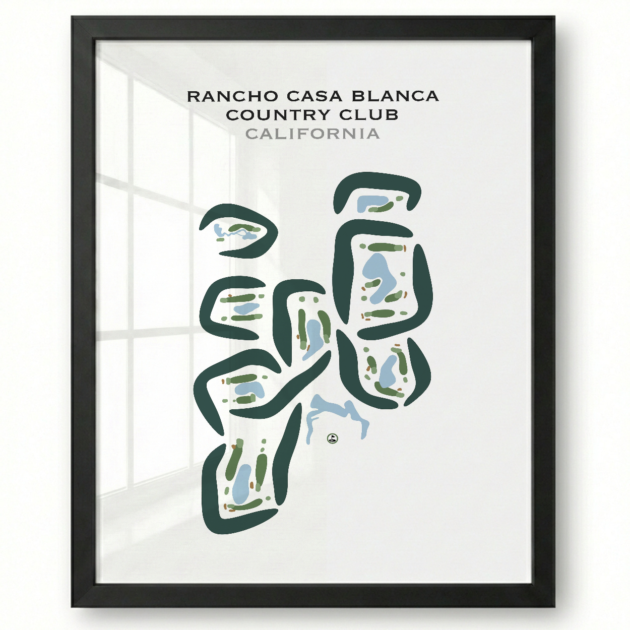 Rancho Casa Blanca Country Club, California - Printed Golf Courses