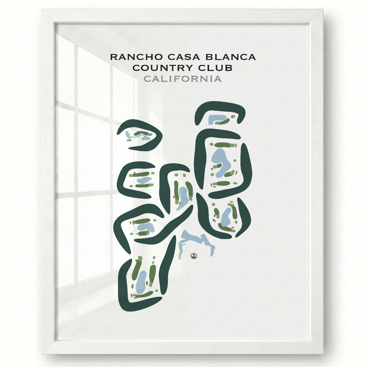 Rancho Casa Blanca Country Club, California - Printed Golf Courses