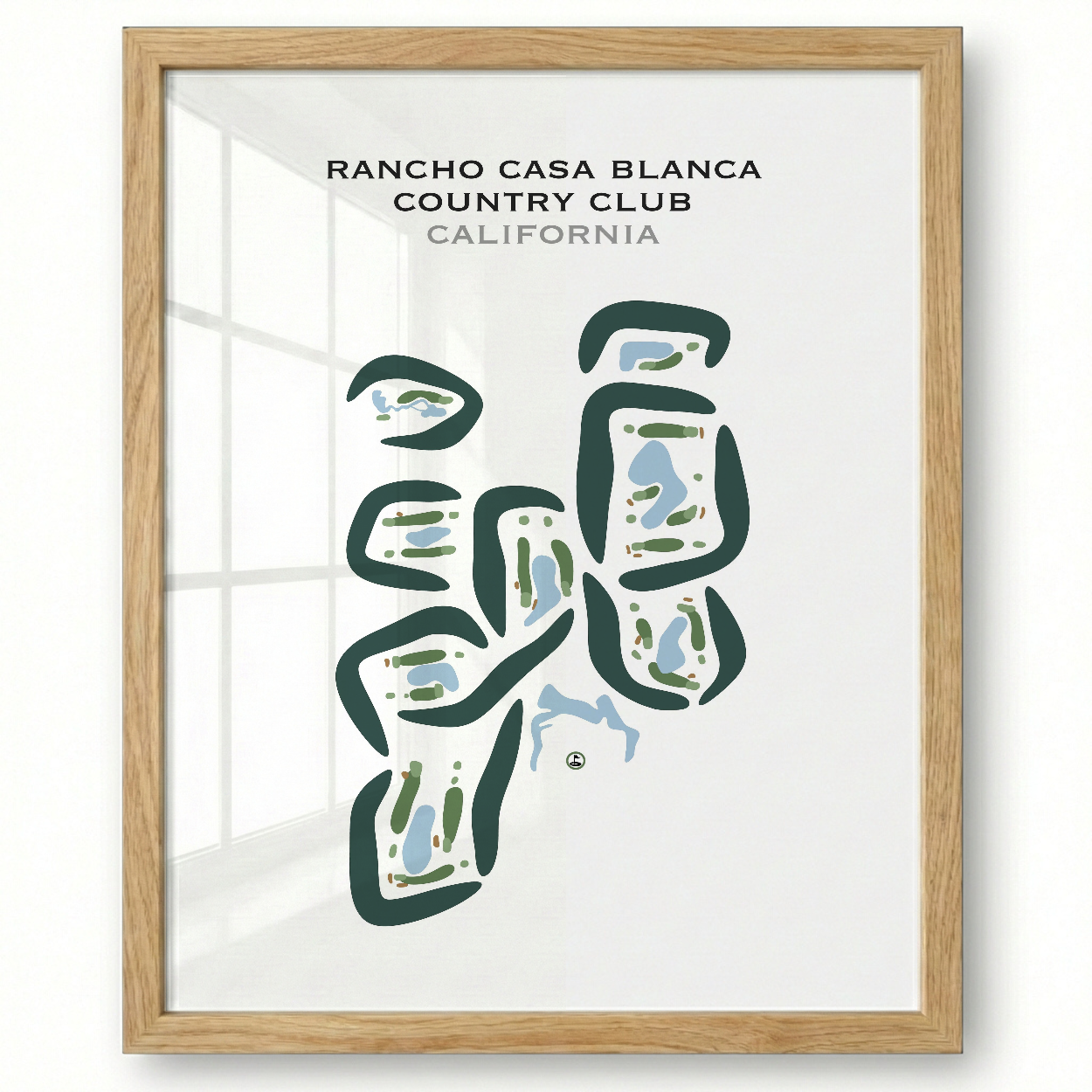 Rancho Casa Blanca Country Club, California - Printed Golf Courses