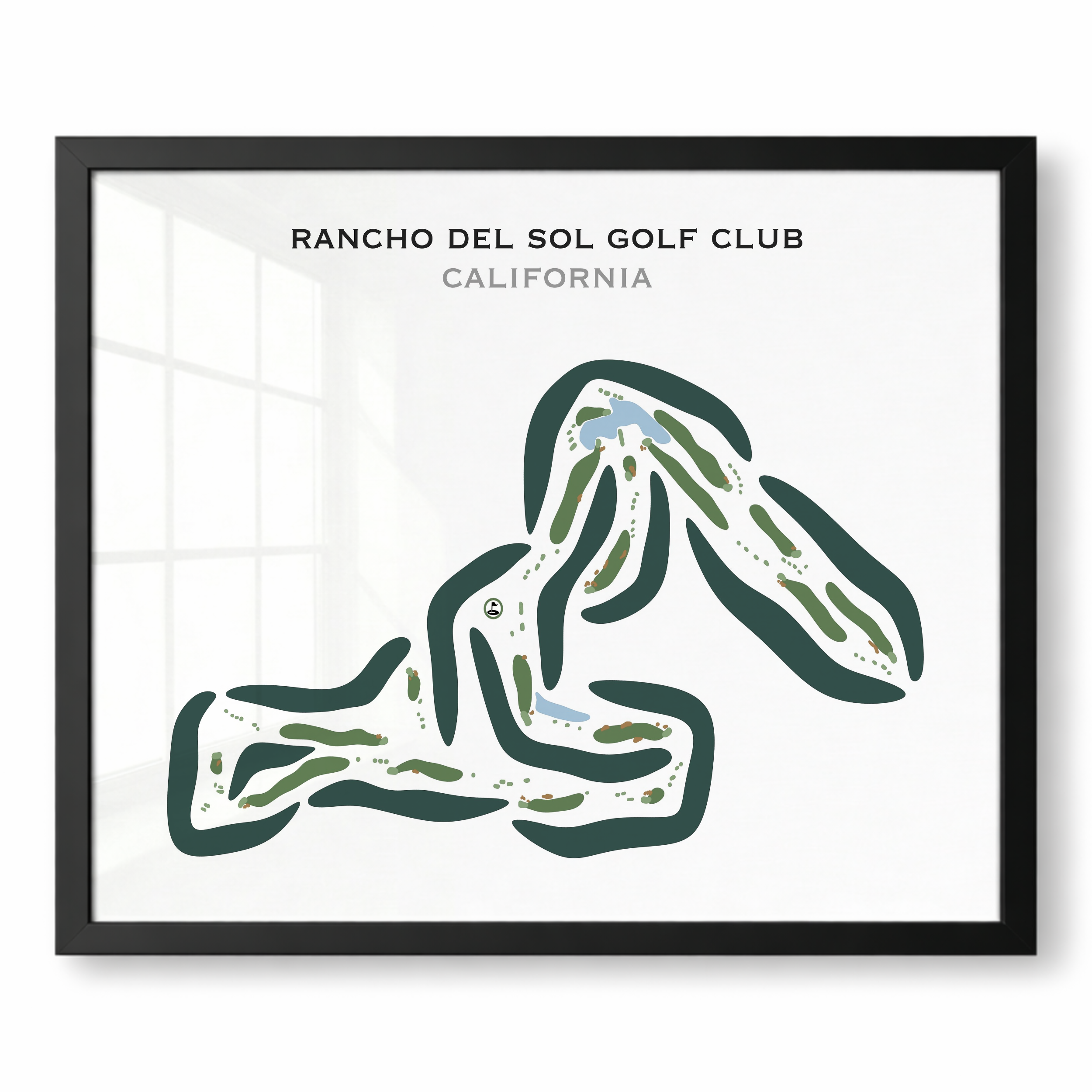 Rancho Del Sol Golf Club, California - Printed Golf Courses
