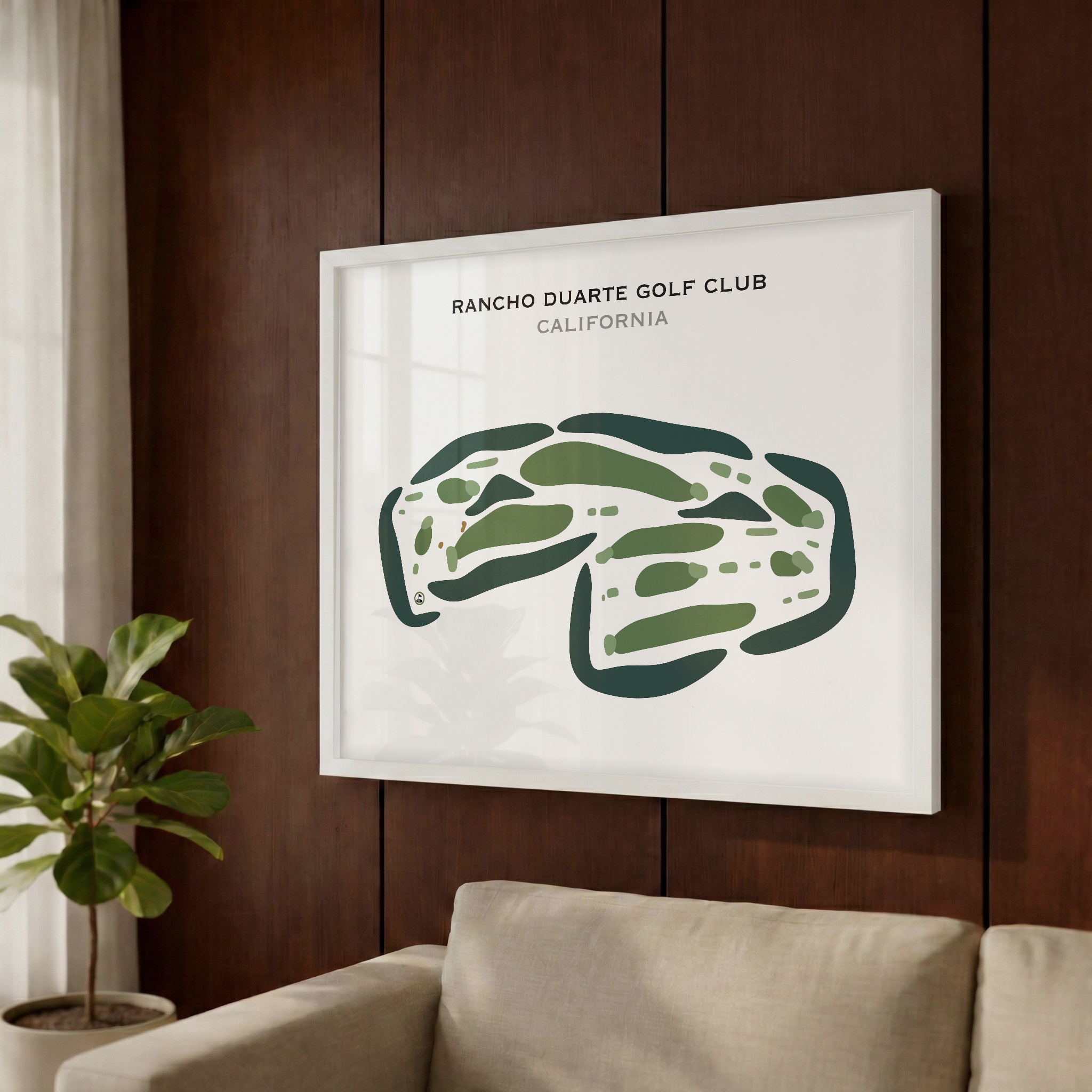 Rancho Duarte Golf Club, California - Printed Golf Courses