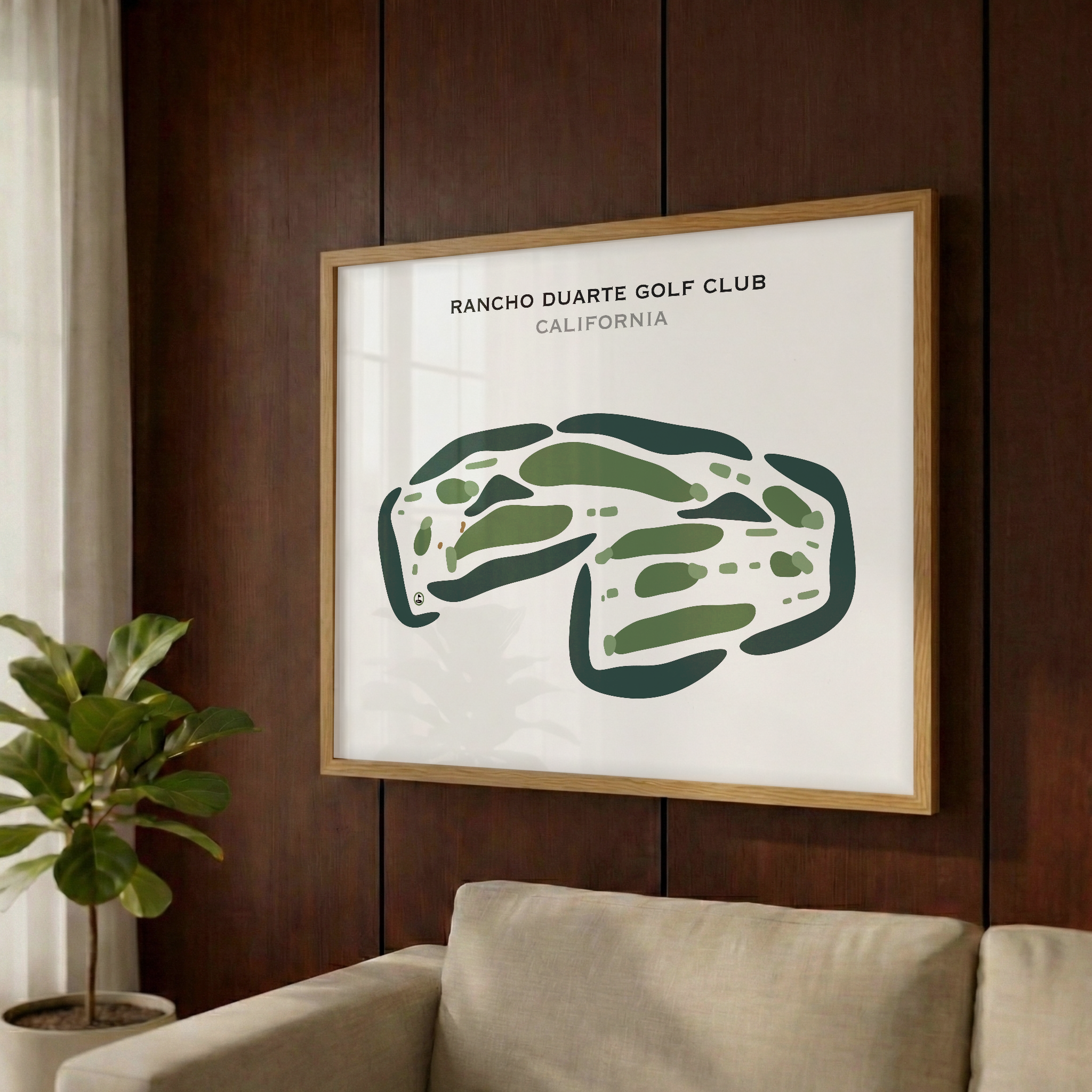 Rancho Duarte Golf Club, California - Printed Golf Courses